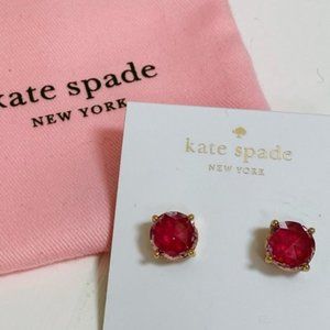 kate spade Red Gumdrop Studs